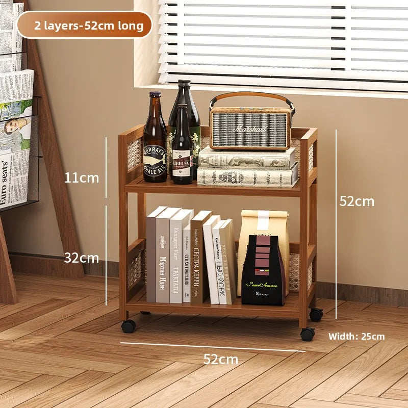 Kitchen rack Floor-to-ceiling multi-layer fruit and vegetable rack Storage countertop removable hot pot rack Storage rack Oasis Select 50 long 2 layers