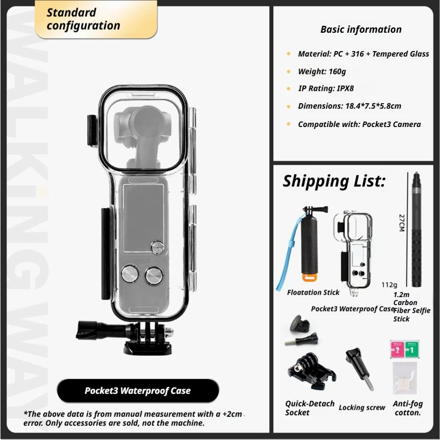 DJI Osmo Pocket 3 Accessories Kit – Case, Tripod & Mounts
