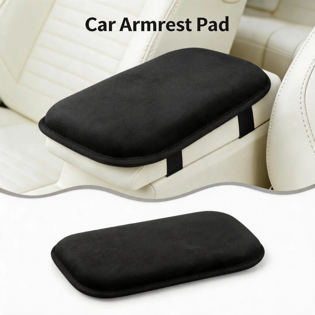 Car Armrest Pad Durable Universal Soft 1pc Plush Heightening Pad For Central Console For Vehicles For Car Interior Armrest Cover Oasis Select