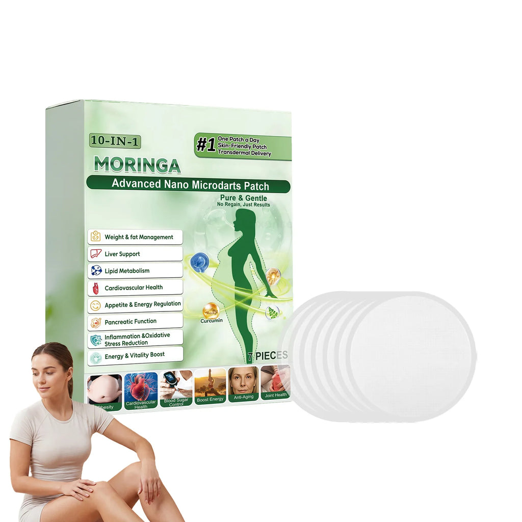 Moringa Microneedle 10-In-1 Patch Show Graceful Lines And Protect The Skin All Over The Body For Daily Personal Care Oasis Select