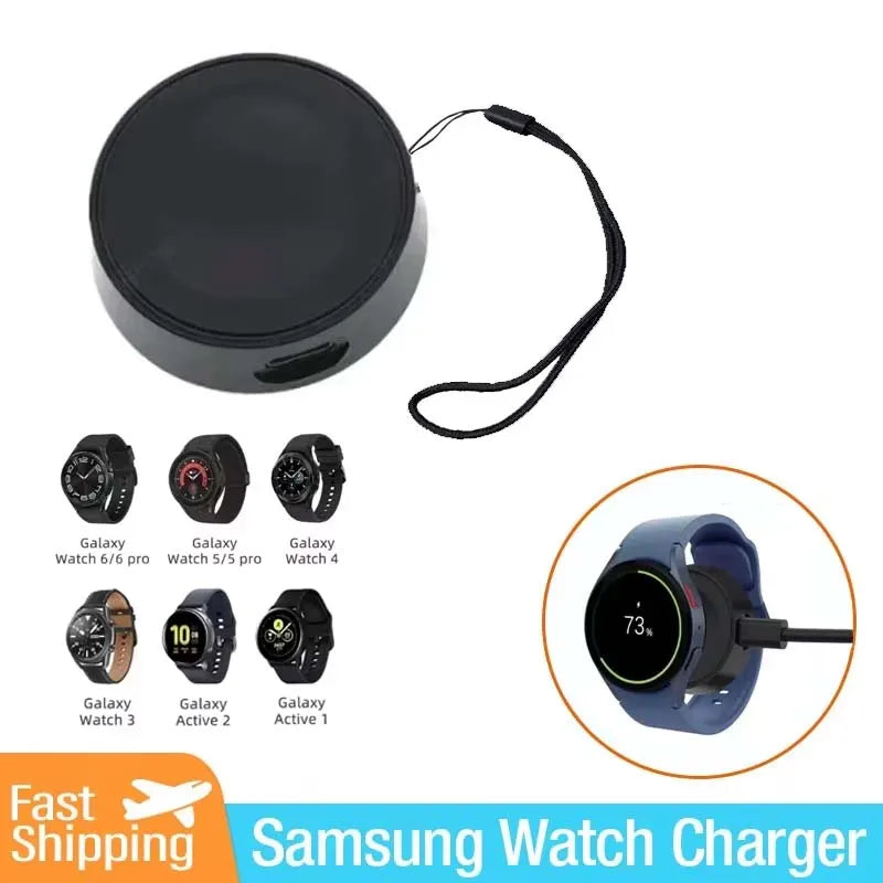 Keychain Type-C Charging Cable for Samsung Galaxy Watch 6 5 4 3 Smartwatch Charging Cable Oasis Select