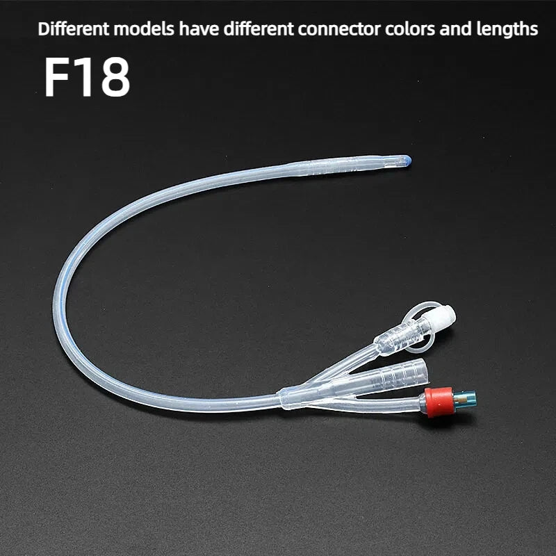 1 Piece 2 Way 3 Way Urinary Disposable Silicone Foley Catheter Flushing Tube Teaching Consumables Oasis Select A8