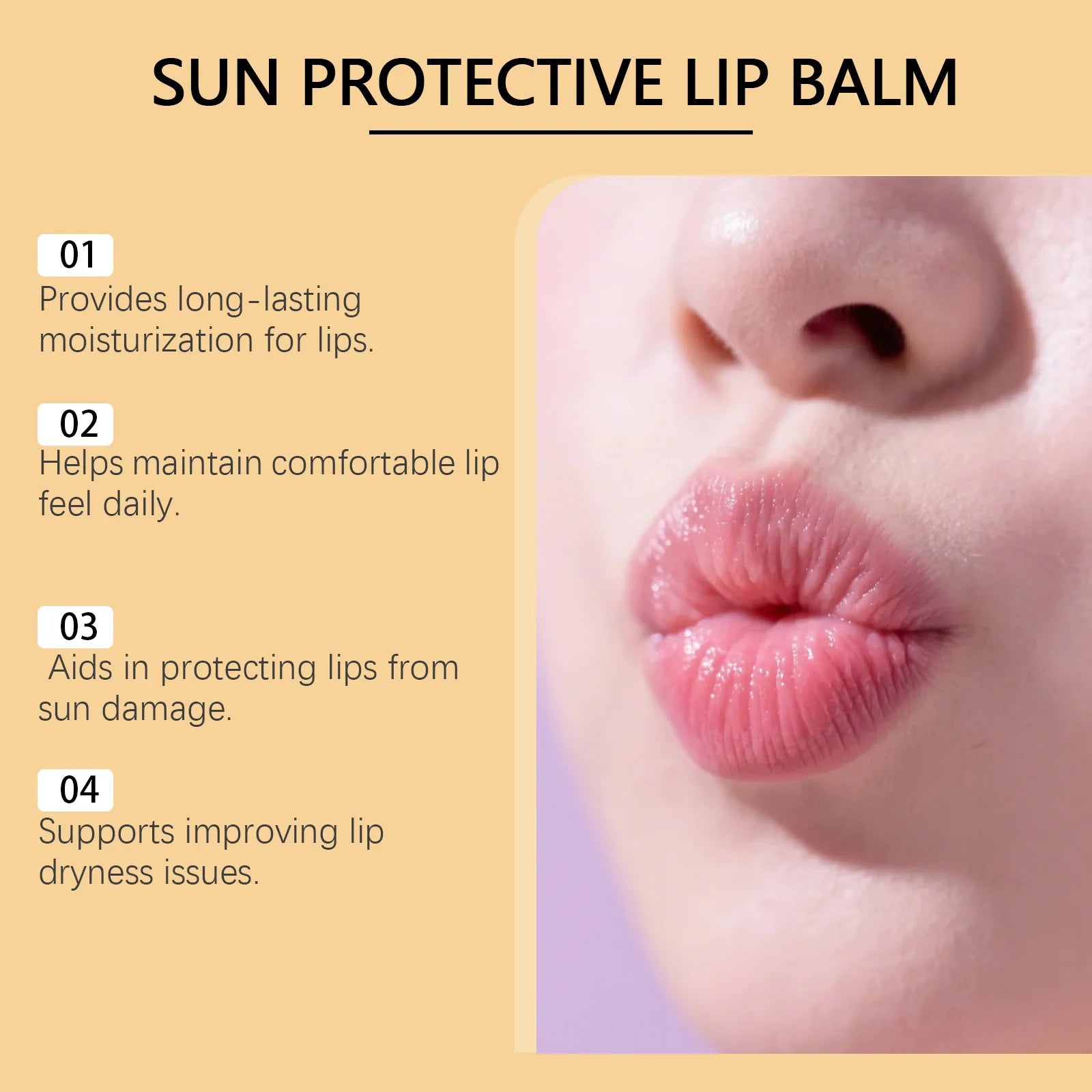 Sun Protective Lip Balm SPF50+ Nourishing Beetroot Brightening Ceramide Kojic Acid Moisturizing Fade Lip Lines Lipstick For Lips Oasis Select