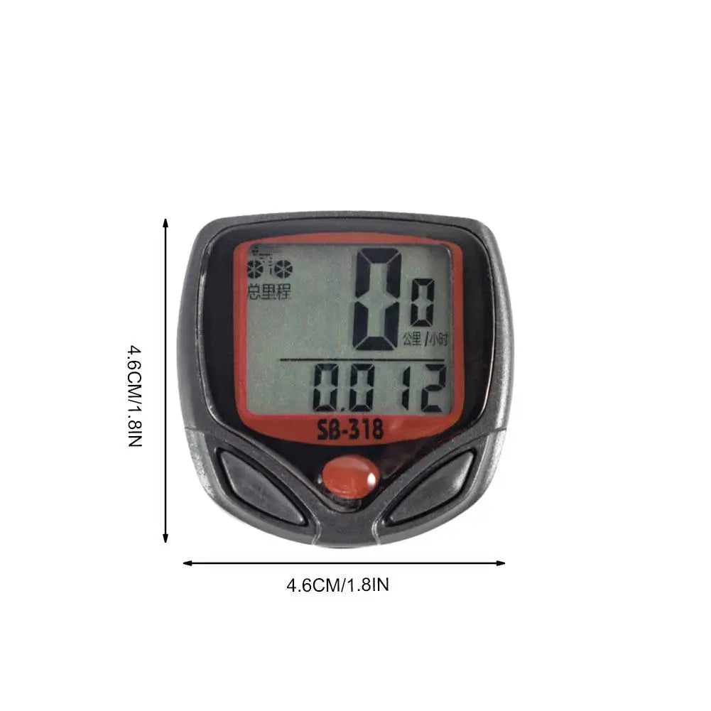 Waterproof Bicycle Computer LCD Speedometer & Odometer
