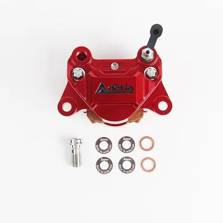 ADELIN AIDeli Track Edition Forged Crab ADL-28 Pair Two Caliper Brake Oasis Select Red