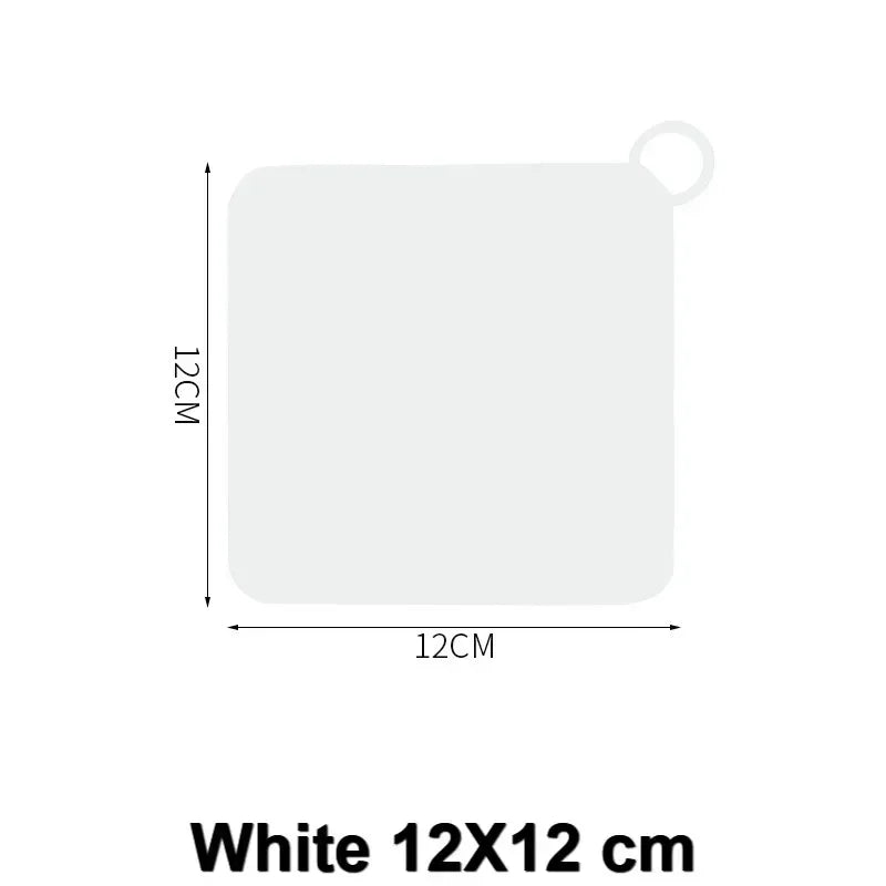 1/2pcs Silicone Floor Drain Deodorant Cover Bathroom Deodorant Insect-proof Seal Household Sewer Pipe Sink Anti-smell Floor Cove Oasis Select White 12X12cm