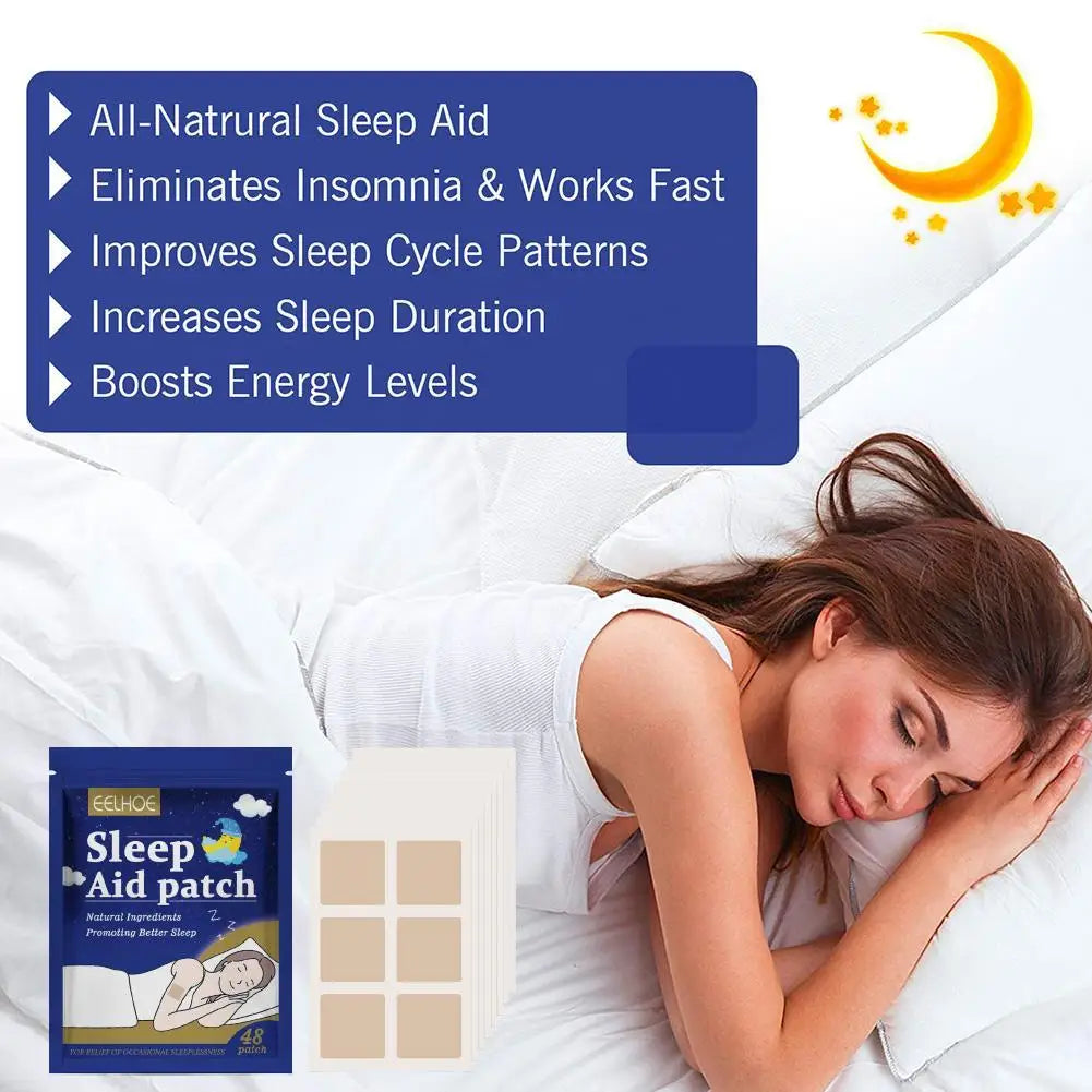SADOER Sleep Aid Patches 48pc – Relax, Rest & Recover Sleep Aid Patch Oasis Select
