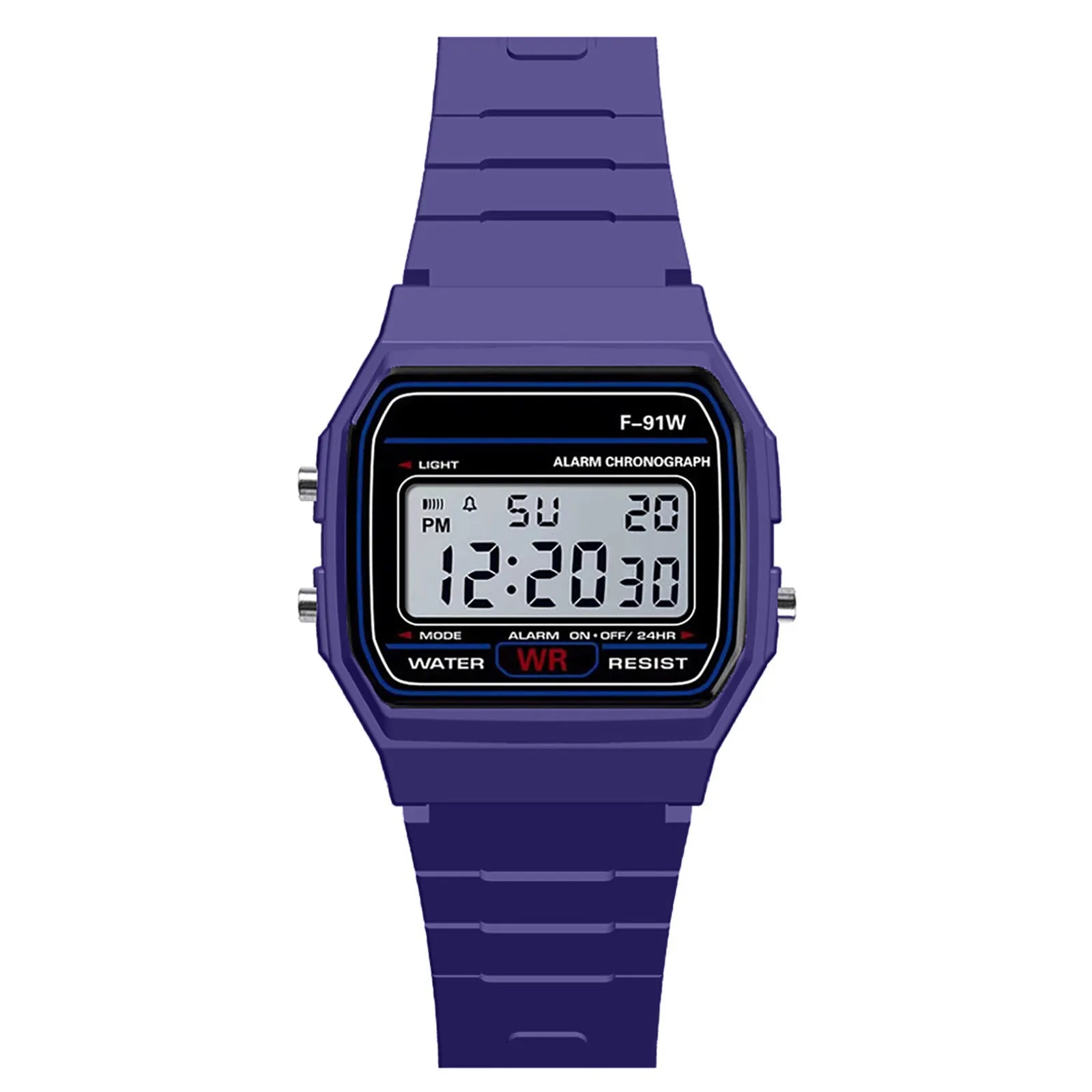 Luxury Men Analog Digital Military Armys Sport LED Waterproof Wrist Watch Oasis Select Purple