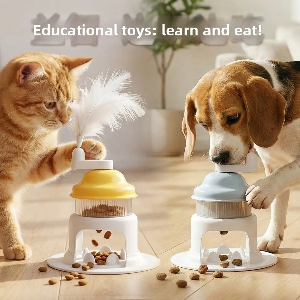 Interactive Dog Treat Dispenser Puzzle Slow Feeder Toy
