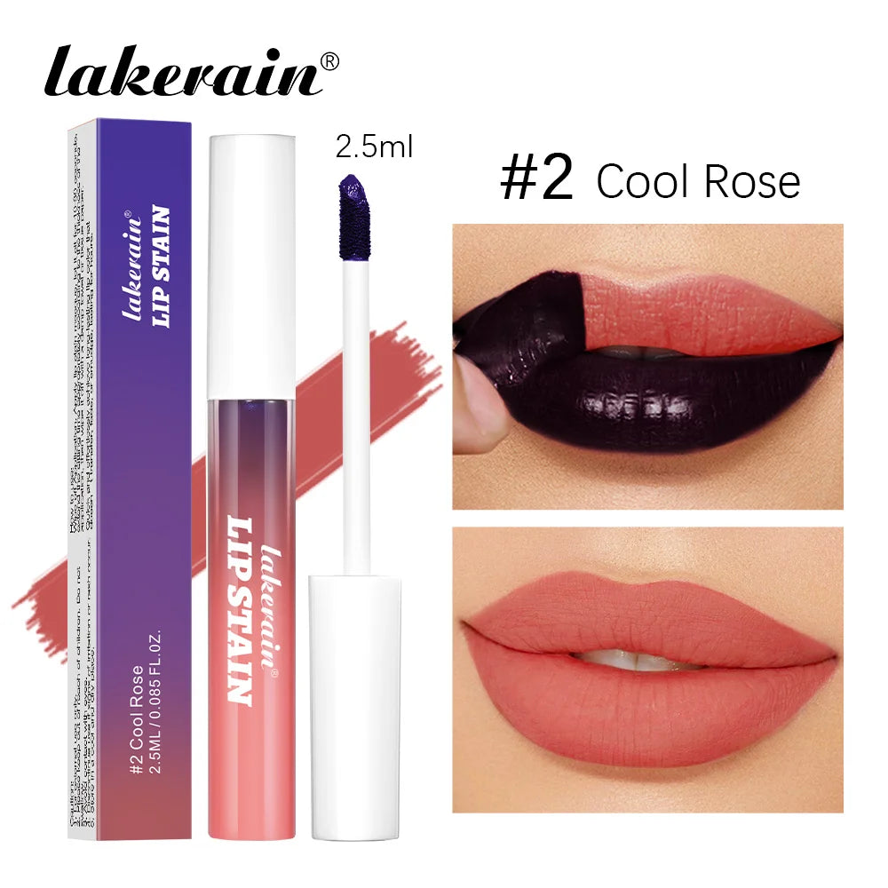 Peel Off Rose Pink Lip Gloss Matte Outline Contour Tattoo Lip Stain Waterproof Transfer Resistant Tear Off Natural Lip Tint Oasis Select Color 2