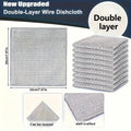 1/3/5/10/30 Pcs Magic Cleaning Cloth Single Sided Metal Steel Wire Rags Kitchen Dish Pot Washdishing Cloths Towel Clean Tools Oasis Select Double Layer 5pcs