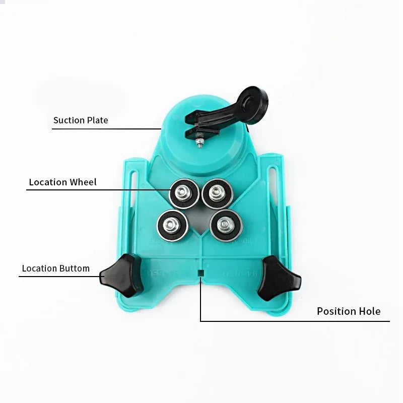 Marble Tile Hole Locator Saw Core Bit Guide Opening Adjustable Hole Saw Core Bit Guide With Vacuum Base Suction Plate Oasis Select