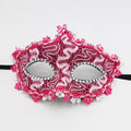 Adult Half-Face Mask Retro Half Face Masks Venetian Party Beauty Princess Mask Prop Halloween Christmas Masquerade Ball Decor Oasis Select Rose red