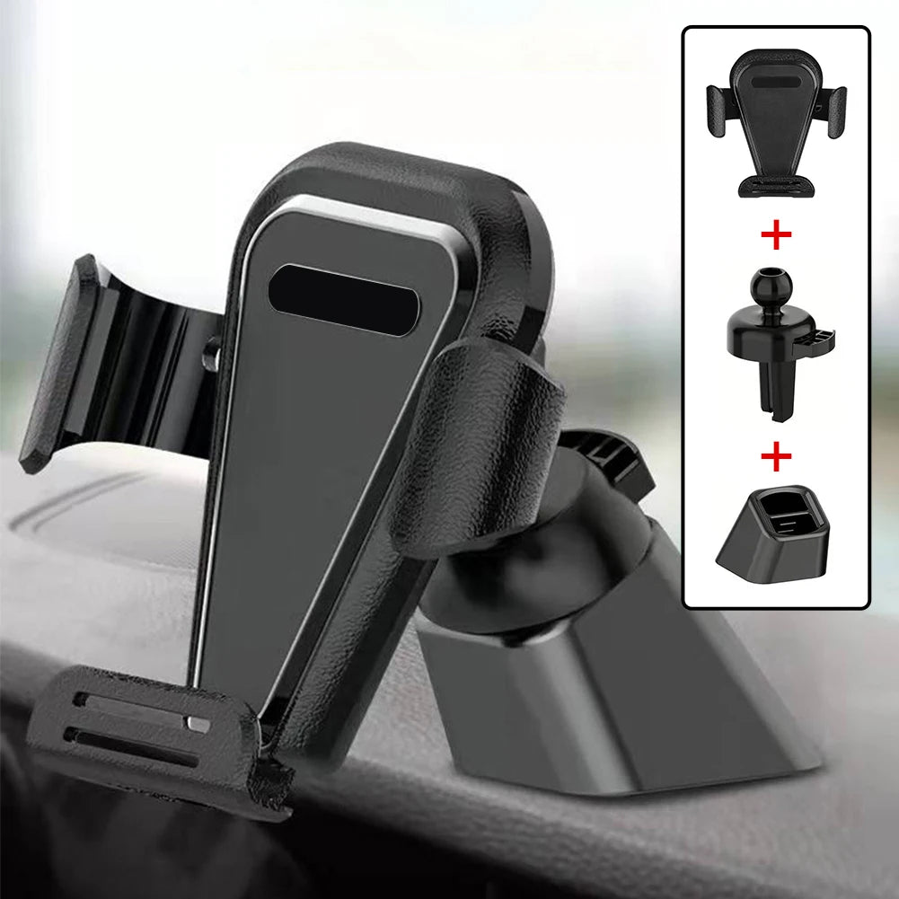 17mm Ball Head Car Phone Holder – Air Vent & Dashboard Mount