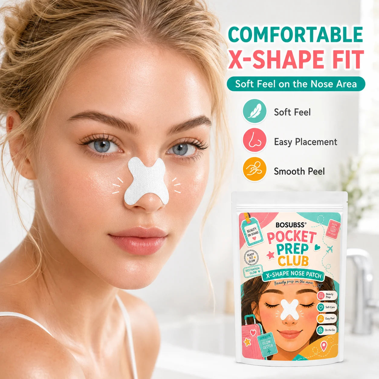 X-Shaped Patches for Daily Care And Pre-Makeup Simple Beauty Accessory Oasis Select
