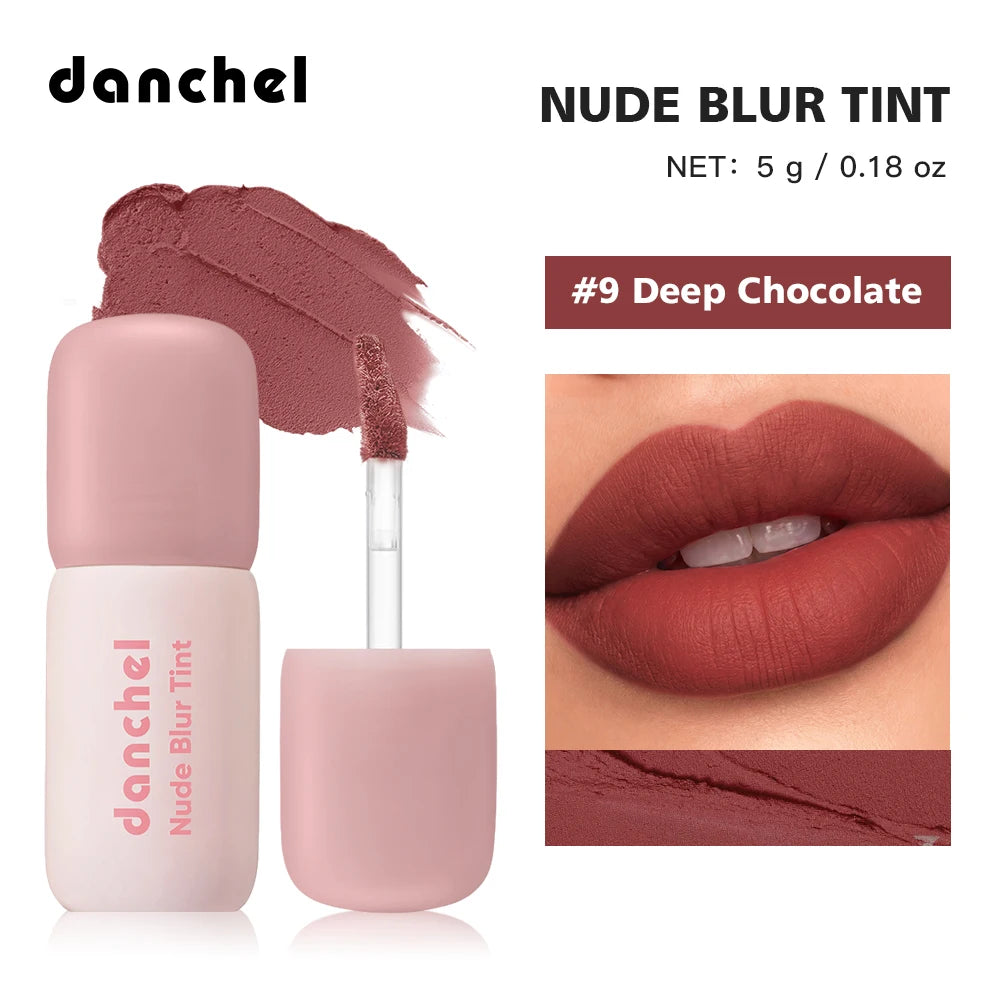 Soft Matte Lip Tint Long Lasting Lightweight Non-sticky Smooth Velvet Lip Gloss 2 In 1 Natural Lip & Cheek Blush Cream Daily Bea Oasis Select Color 9