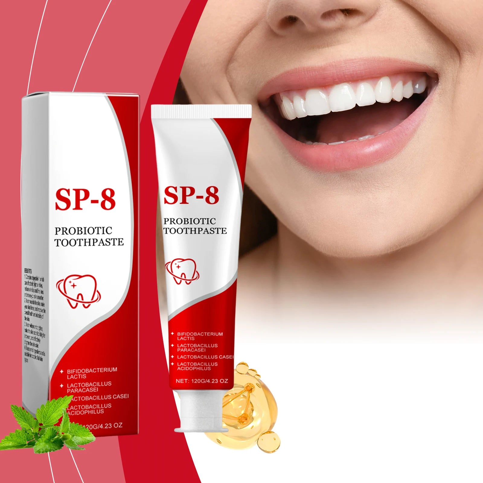 Probiotic Whitening Toothpaste – Deep Clean & Fresh Breath