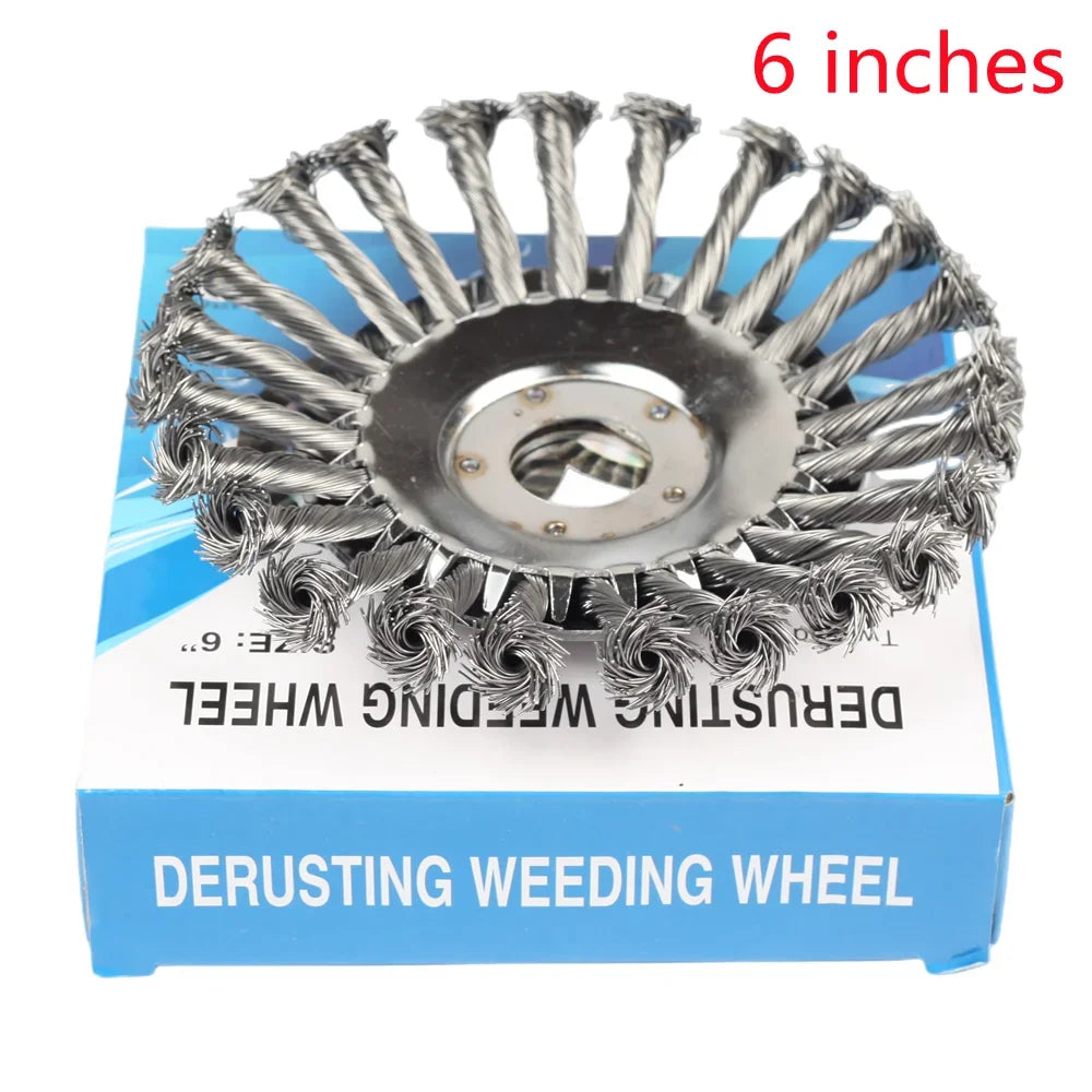 6/8 Inch Steel Wire Weed Brush Cutter Head – Universal Trimmer Wire Trimmer Head Oasis Select 6 Inch Trimmer Head