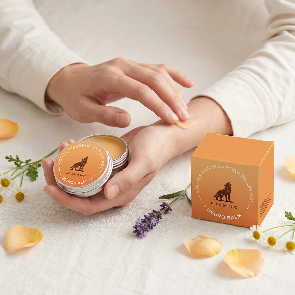 Nerve Relief Balm Herbal Joint Care Deep Penetrate Soothing Joint Discomfort Knee Shoulder Support Joint & Muscle Care Ointment Oasis Select