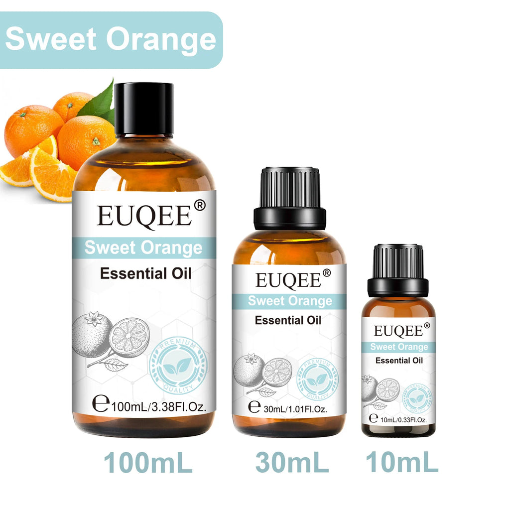 EUQEE 1PCS 10ml/30ml/100ml Aromatherapy Essential Oil For Diffuser-Vanilla Rose Sandalwood Eucalyptus Lavender Essential Oils Oasis Select