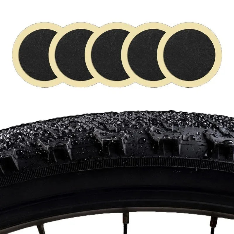 30/20/10 PCS Bicycle Glue-free Tire Patches Tool Quick Repairing Tyre Protection Patch Adhesive Quick Drying Bike Accessories Oasis Select