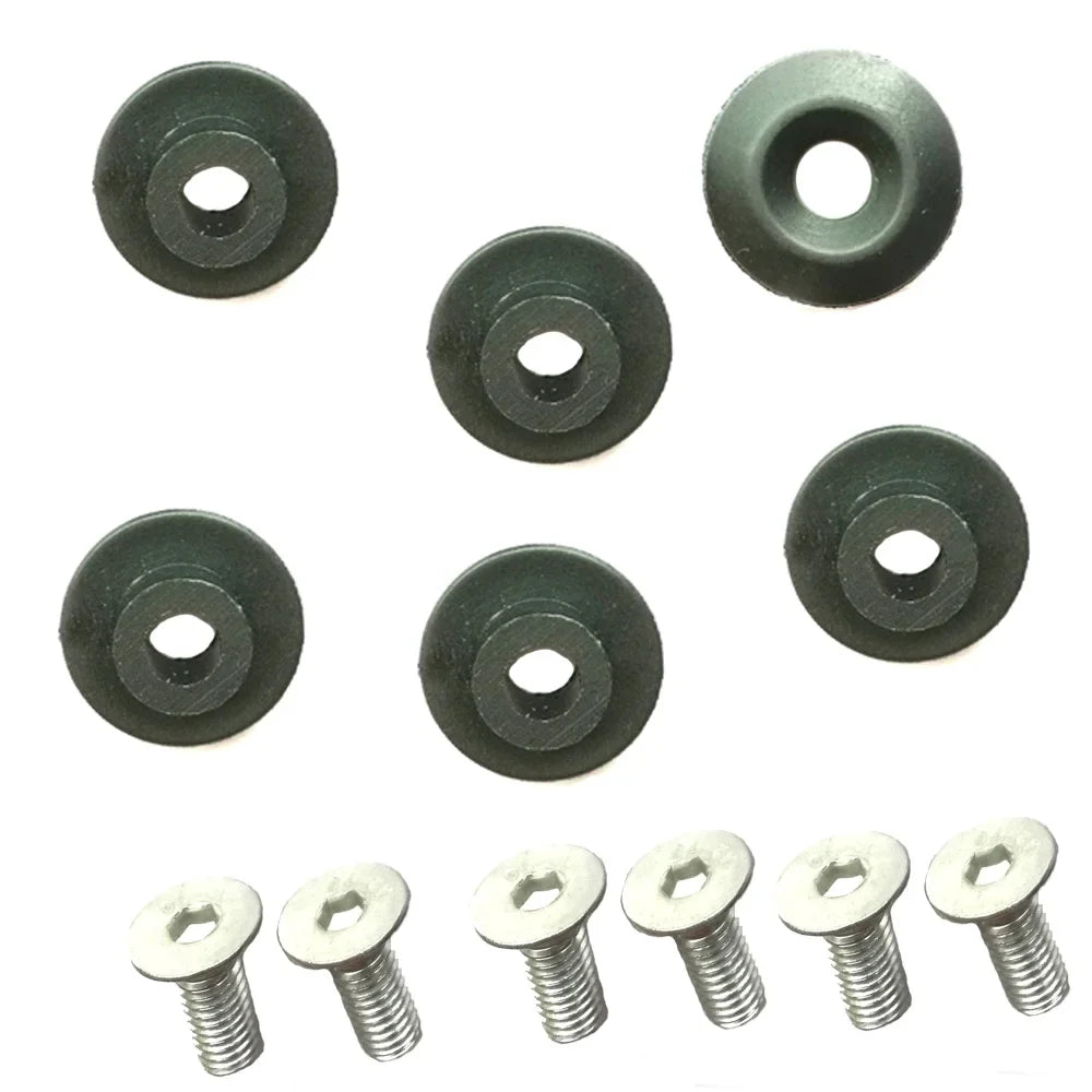 6PC Kayak Deck Line Guides Outfitting Nylon Round Shape Rope Guides for Boat Oasis Select