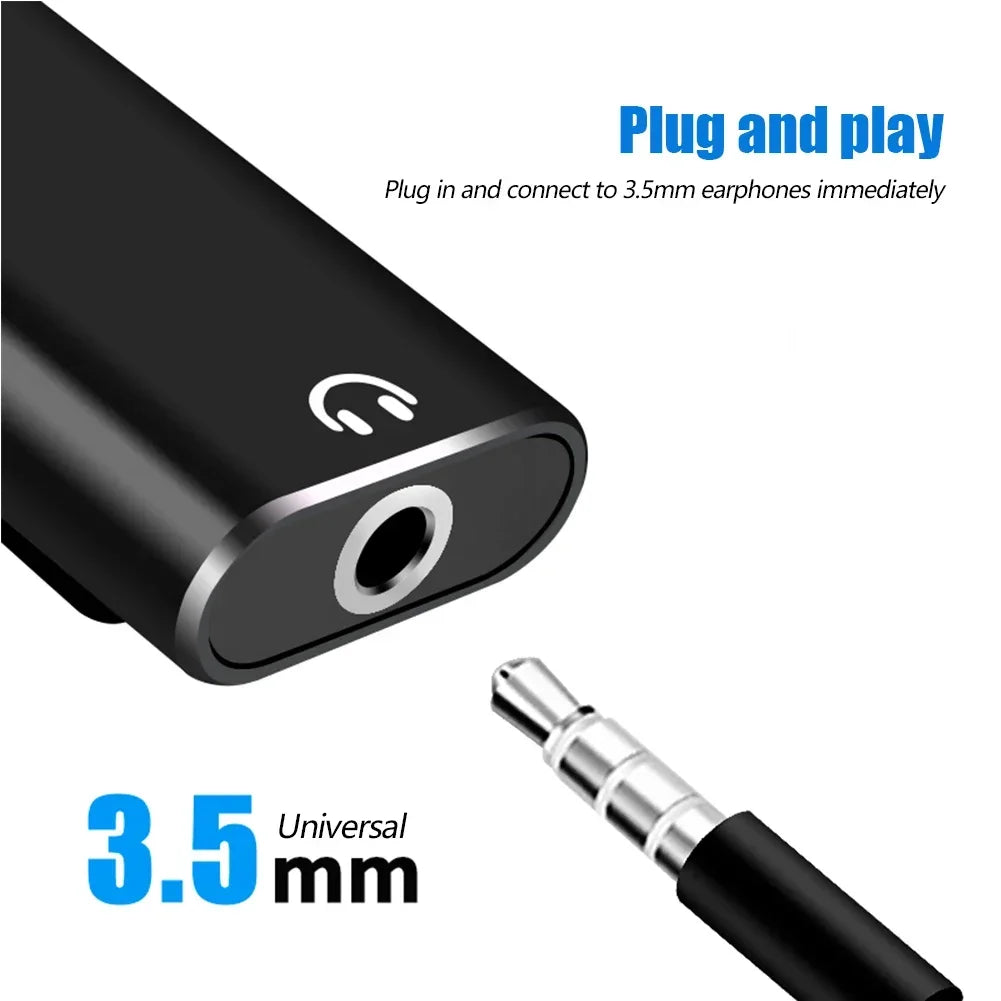 USB-C to 3.5mm Audio Splitter Adapter | Charge & Listen