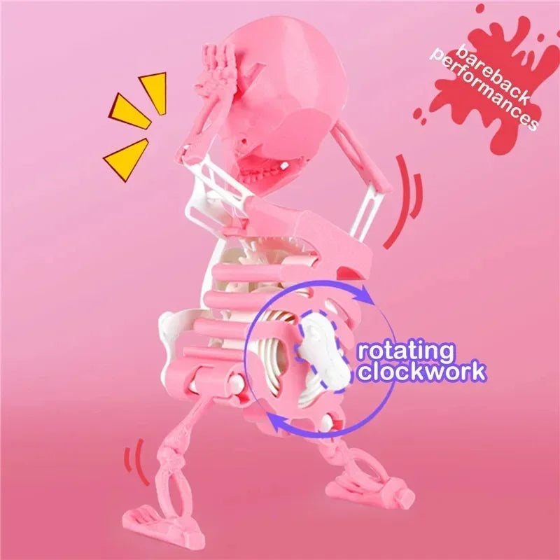 3D Skeleton Man Dancing Dancing Skull Ornament Dancing Ornament Sculpture Figurine Statue Home Office Decoration Gift Oasis Select