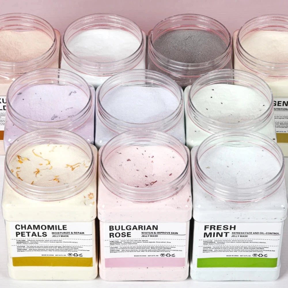650g Hydro Soft Jelly Mask Powder DIY jelly Masks Peel Off Hyaluronic Acid Facial Skin Care Rose Mask For Face Oasis Select