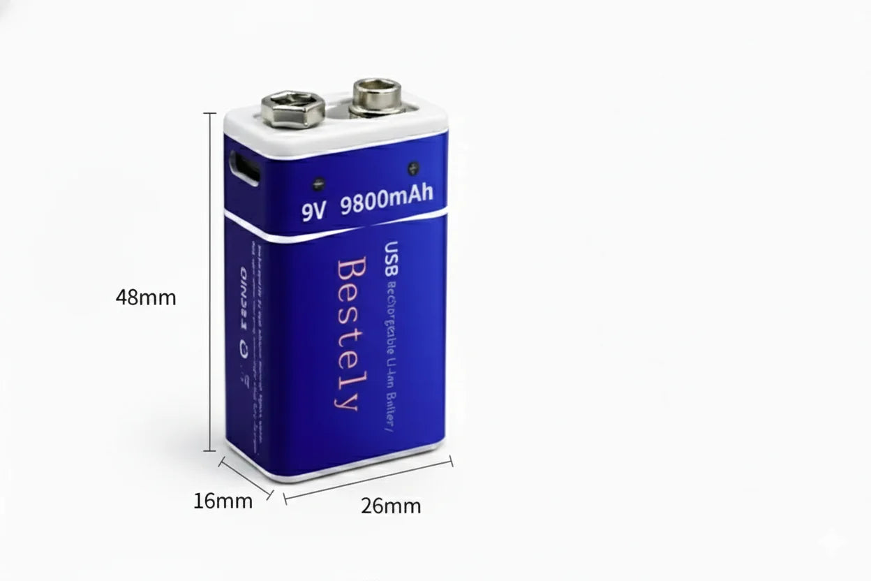 wide selling Long Cycle Life, Safe & Reliable 9V rechargeable li-ion battery for daily electronic devices Oasis Select