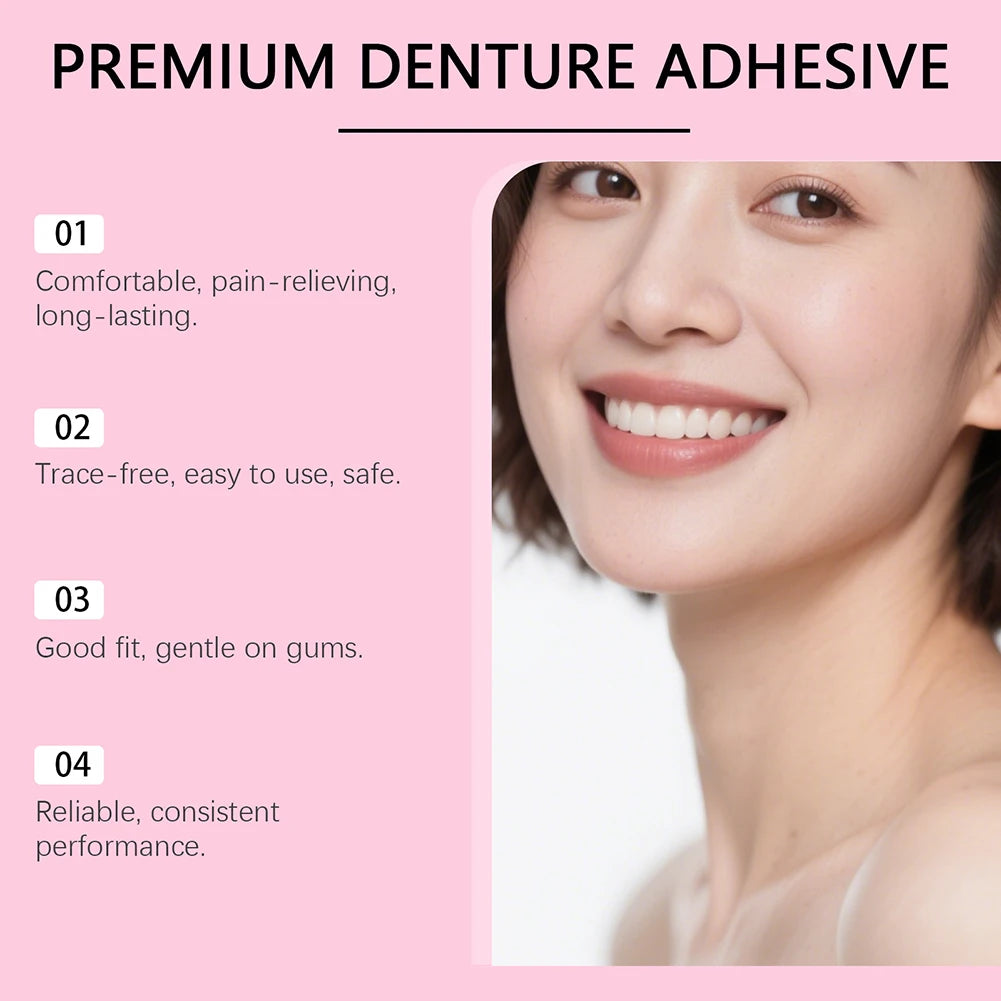 Thermoplastic Denture Adhesive Cream – Waterproof Strong Hold