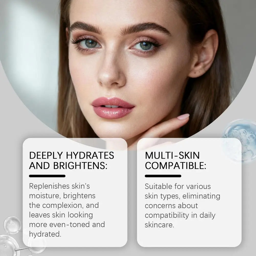 Peptide Serum with Salmon DNA Glow Serum with Peptides & Niacinamide for Hydration & Firm-Looking Moisturizing Even Skin Tone Oasis Select