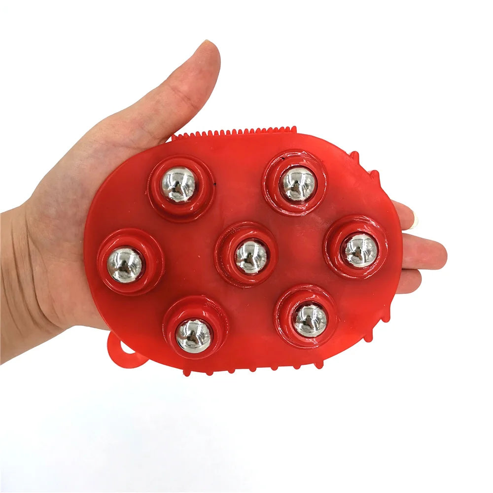 Double-Sided Rotating Massage Brush – Body Scrub & Circulation