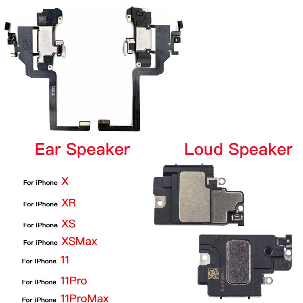 iPhone X XR XS 11 Pro Max Dual Speaker Replacement with Flex Cable