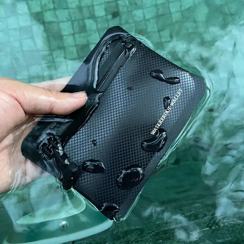 Waterproof Military-Grade TPU Wallet – Card, Key & Cable Pouch
