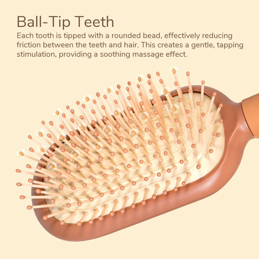 Cartoon Airbag Cushion Comb – Detangling & Anti-Static for Girls Hair Styling Comb Oasis Select