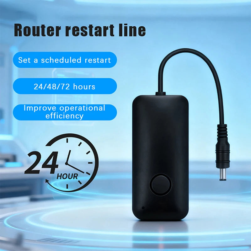 1/2/3 PCS Router Restart Cable Automatic Power-Off Timer With Hours Adjustment For Home Network Efficiency Oasis Select 1PC