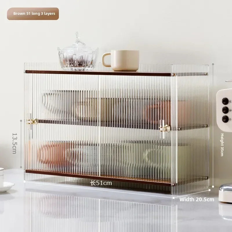Dust-proof cup storage rack, cup holder, water cup storage rack, tea set, cup holder, coffee cup, mug storage box. Oasis Select Upright C