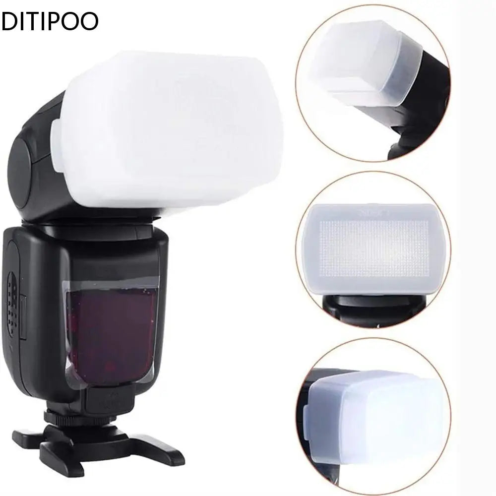 Flash Diffuser Dome Bounce for Speedlite 580EX 580EX II Viltrox JY-680A JY-680CH TT685 V860II TT600 YONGNUO YN-560 Oasis Select