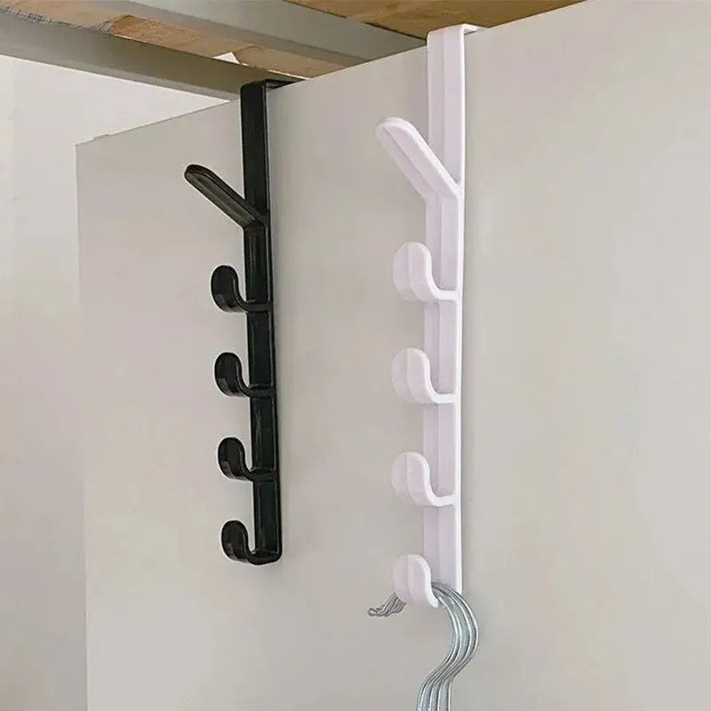 Behind the Door Coat Hook Hanger behind the Door Cabinet Wardrobe Dormitory Door Hook Storage Rack Oasis Select