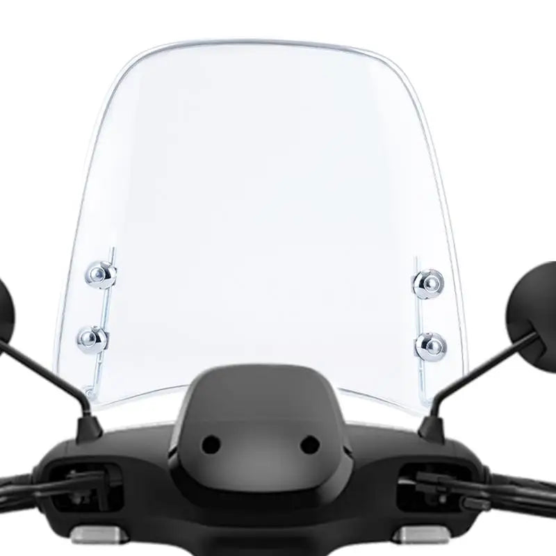 ATV Windshield Adjustable Motorcycle Windscreen Flexible Flyscreen High-Definition Large Wind Splitter Windshield Replacement Oasis Select