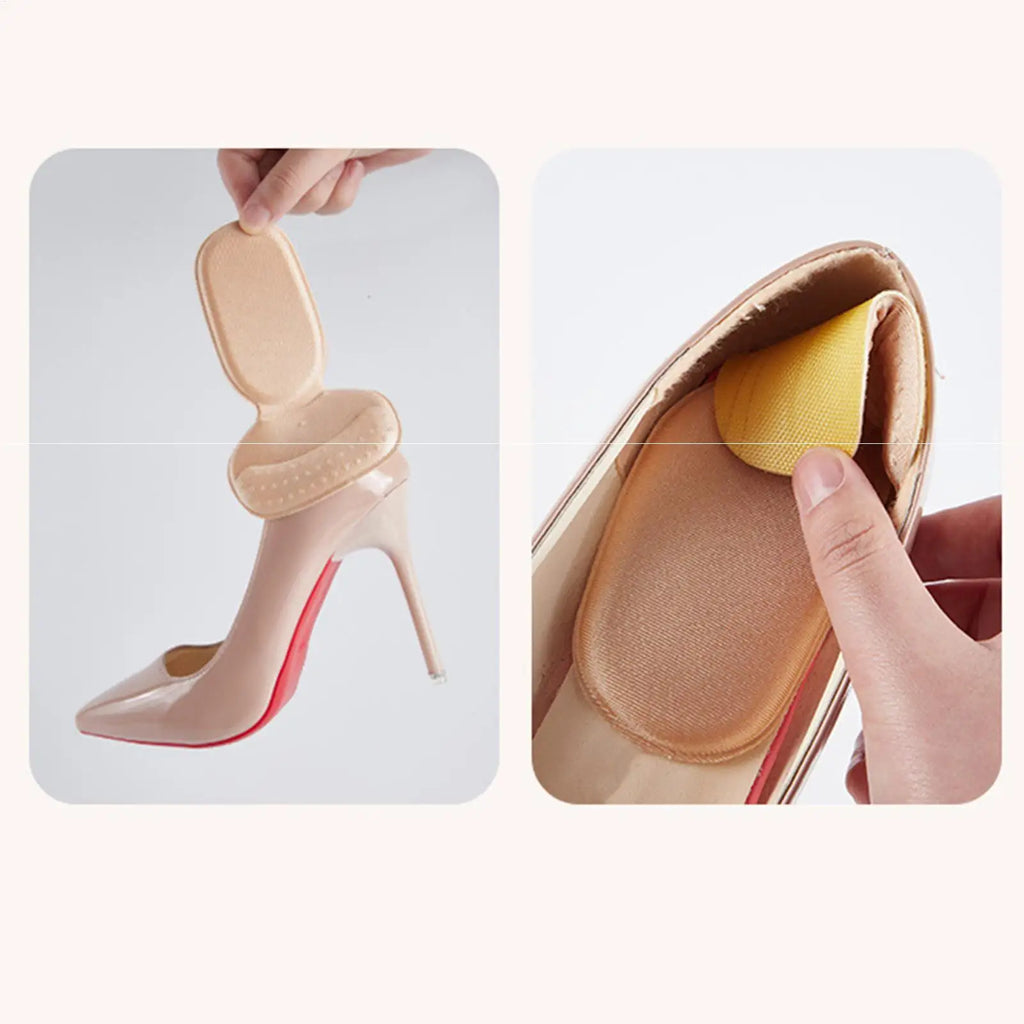 Heel Cushion 2Pcs Anti-Slip Protector Pads For Heels For Women Men Prevent Rubbing Blister Travel Walking Hiking Shoes Insoles Oasis Select