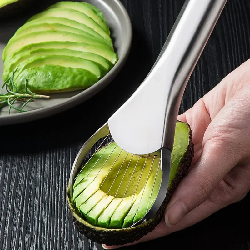 Avocado Knife Gadget Stainless Steel Cutter Kitchen Gadgets Fruit Cutting Artifact All for Kitchen and Home Dragon Fruit Slices Oasis Select