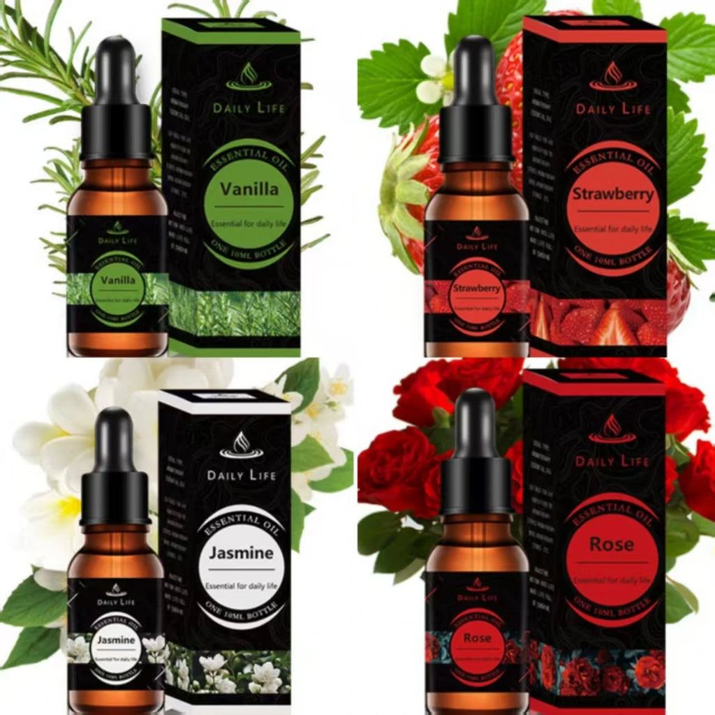 4PCS*10ml Essences Kit for Aromatherapy Machine Diffuser and Hydrosoluble Environment Humidifier Oasis Select D 10ml
