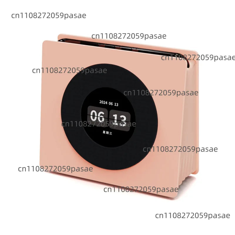 Retro Vinyl Bluetooth Speaker with Floating Lyrics Display