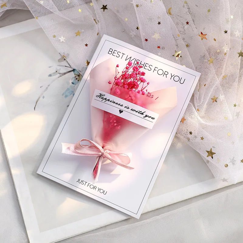 Handmade Floral Greeting Card – Birthday, Mother's Day & More
