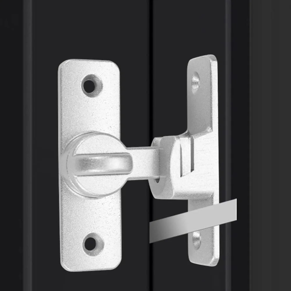 Aluminum Sliding Door Flip Latch Lock | No-Drill Security Bolt
