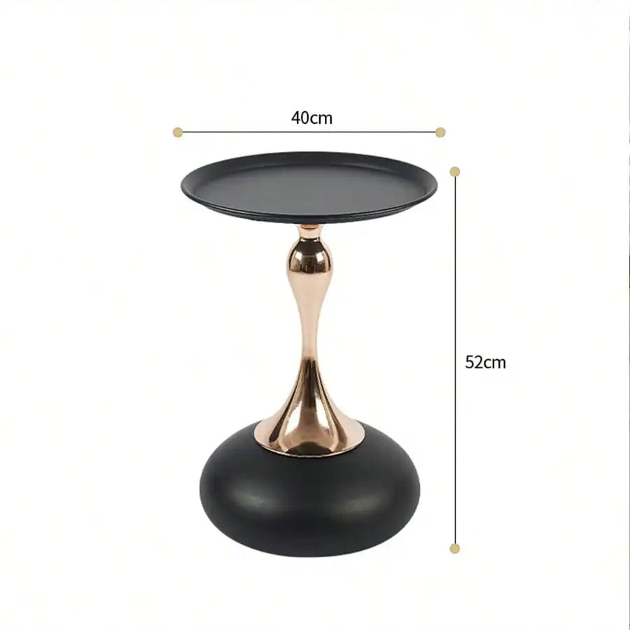 American Style Sofa Side Table Balcony Small Dining Table Iron Art Retro Small Coffee Table Bedroom Decoration Home Office Desk Oasis Select