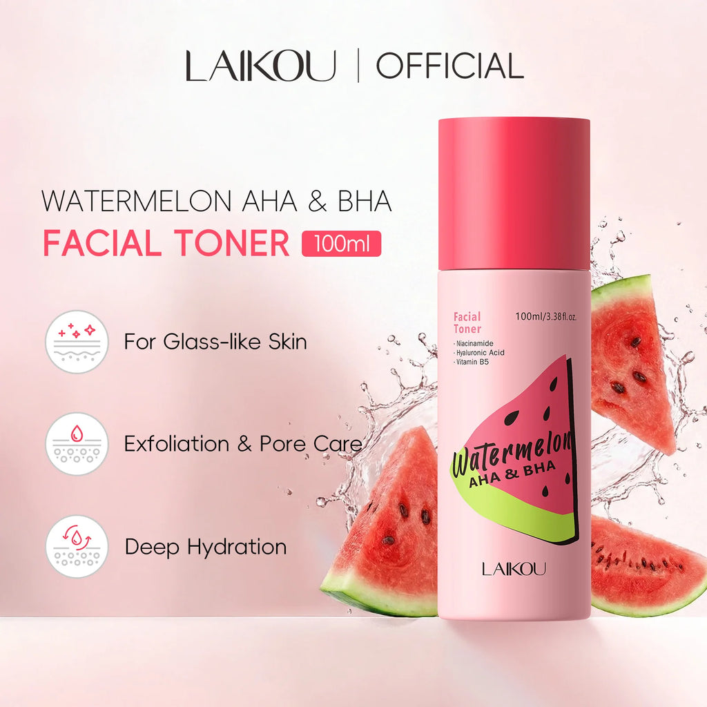 LAIKOU 100ML Sakura Face Toner Brightening Hydrating Oil Control Lightweight Serum‑Like Skin Care For All Skin Types Oasis Select