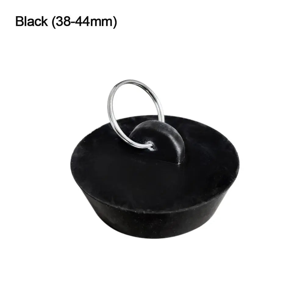 Kitchen Bath Rubber Sink Plug Floor Drain Plug Sink Bathtub Drainage Stopper Laundry Leakage-proof Plug Bathroom Supplies Oasis Select 38-44mm black